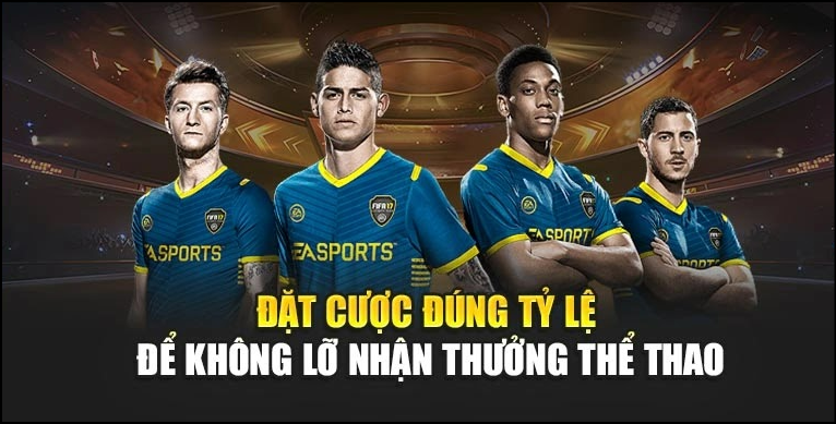 Đặt cược đúng tỷ lệ để không lỡ nhận thưởng thể thao