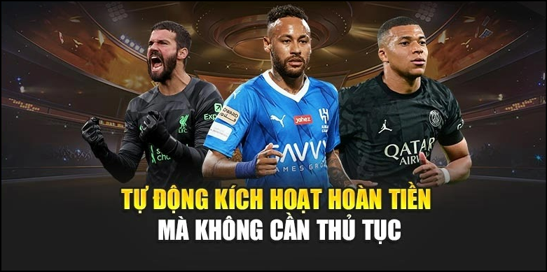 Tự động kích hoạt hoàn tiền mà không cần thủ tục